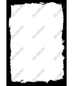  Frame with distressed edge