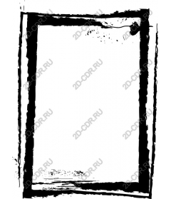  Elegant frame in grunge style