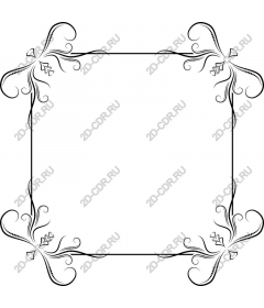  Elegant floral frame