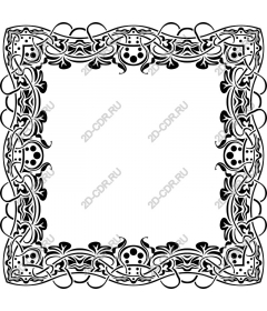  Elegant frame "ladybug"