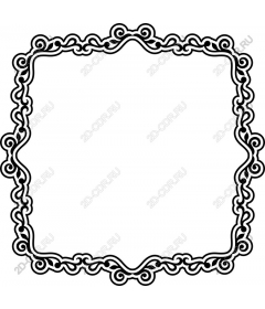 Exquisite vintage frame