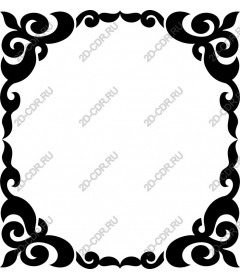 Elegant decorative frame