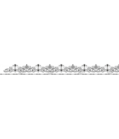 Exquisite floral border