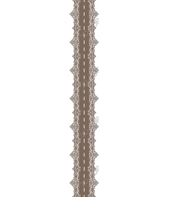 Classic decorative lace border