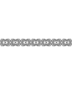  Elegant scroll border