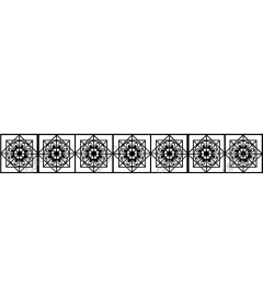 Geometric floral