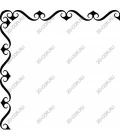  Black decorative frame