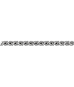  Black floral border