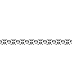 Exquisite floral border