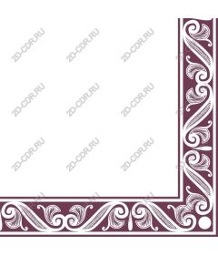  Elegant Burgundy decorative frame