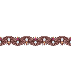  Bright decorative border