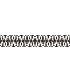  An elegant, intricate edging