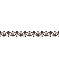  Elegant floral border seamless