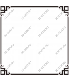 Elegant vintage frame