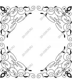 Exquisite black frame