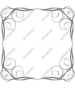 Elegant spiral frame