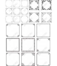 Элегантный набор рамок