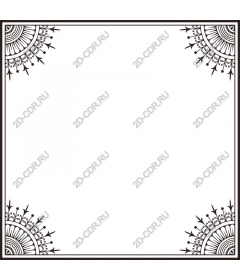 Elegant frame-mandala