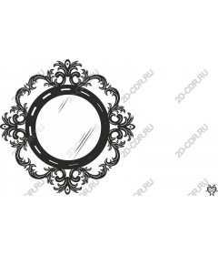 Vintage decorative mirror