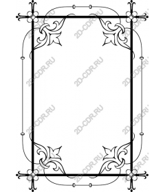 Vintage decorative frame
