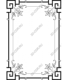 Floral frame