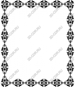 Vintage decorative frame