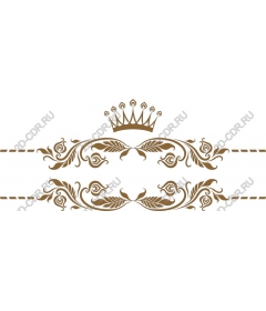 Royal floral crown