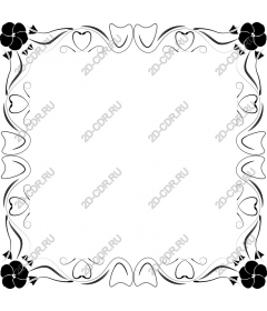  Elegant frame-heart