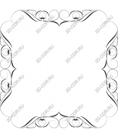 Exquisite elegant decorative frame