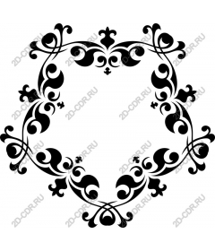  Elegant floral frame