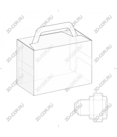  Stylish gift box with handle