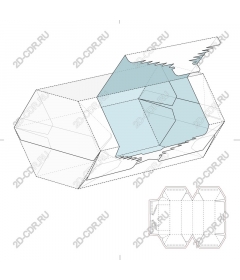  Template of box hexagonal