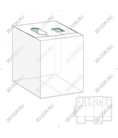 3D Прозрачная Упаковочная Коробка