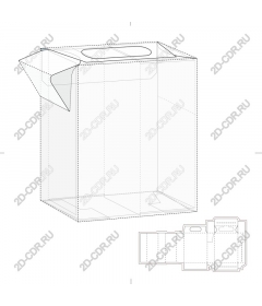 Seamless packing box