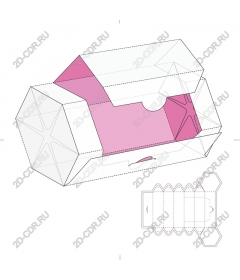  Hexagonal gift box