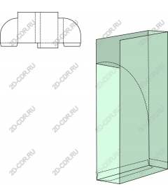  The packaging template 3D box