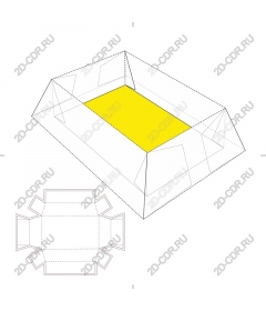 Geometric yellow box