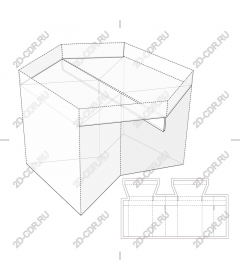  Hexagonal box