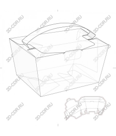  Stylish box for takeaway