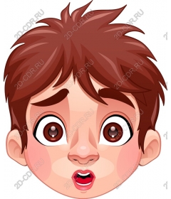  The surprised boy