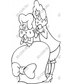  Bizarre cartoon Duo