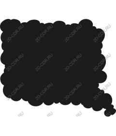 Black Speech Bubble