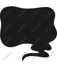  Black Speech Bubble