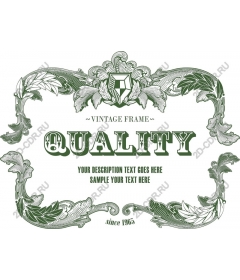 Vintage quality frame