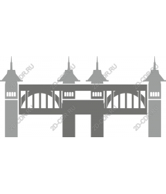  Stylized bridge