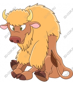  Adorable cartoon bison