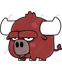  Bizarre cartoon bull