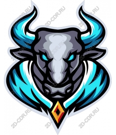  Blue Horned Bull