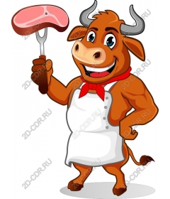 Fun butcher, the bull