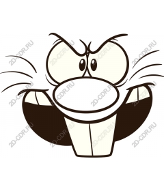 Playful cartoon character